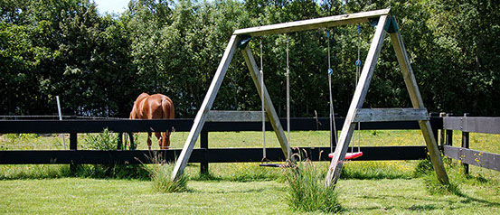 Vakantiewoning Limosa Wieringen - grote tuin vol vertier en een eigen parkeerplaats
