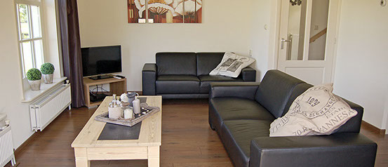 Vakantiewoning Limosa Wieringen - de gezellige, tuingerichte woonkamer